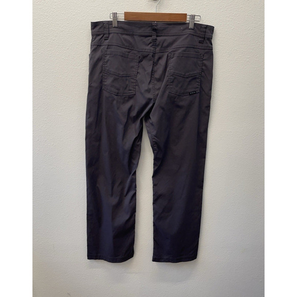 Prana Brion Pant Mens Size 36 x 30 Grey Nylon Slim Fit Stretch Hiking Gorpcore - Picture 3 of 7